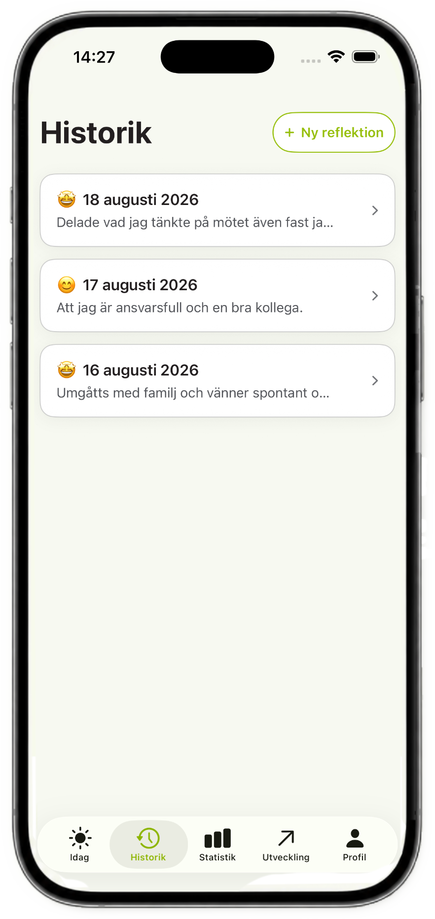 MT Reflektion – historik över tidigare reflektioner